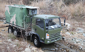 平頭EQ2082G六驅(qū)越野車(chē)路測(cè)—湖北開(kāi)來(lái)車(chē)輛科技