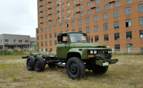 EQ2100E6D六驅(qū)越野底盤 6*6東風尖頭底盤改裝 6×6東風軍車底盤