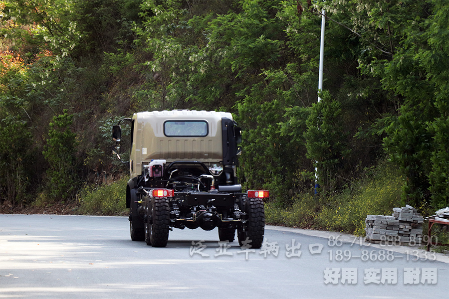 新款卡車底盤,六驅(qū)卡車,山貓?jiān)揭败嚨妆P,專用車改裝,6*6出口型卡車,平頭2082,后八輪越野車