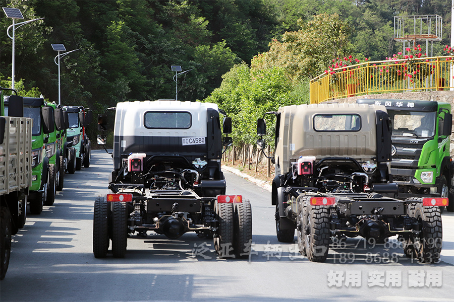 新款卡車底盤,六驅(qū)卡車,山貓?jiān)揭败嚨妆P,專用車改裝,6*6出口型卡車,平頭2082,后八輪越野車