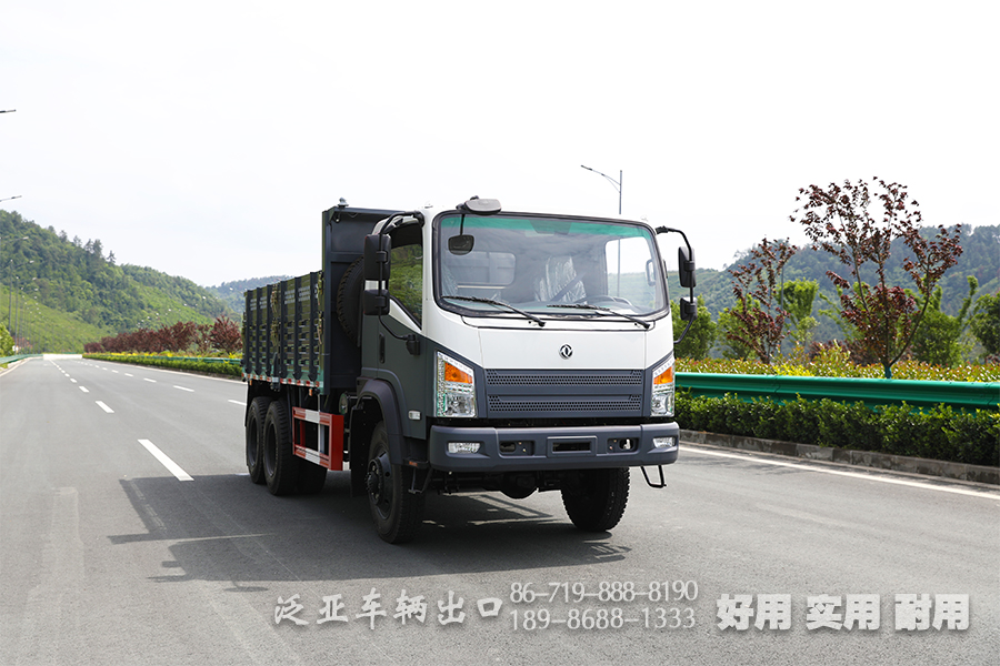 5噸自卸貨車,6*6越野自卸汽車,東風山貓,自卸卡車出口,六驅(qū)輕型卡車,新款自卸