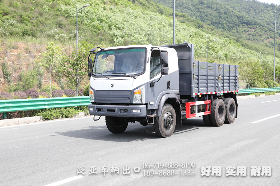 5噸自卸貨車,6*6越野自卸汽車,東風山貓,自卸卡車出口,六驅(qū)輕型卡車,新款自卸