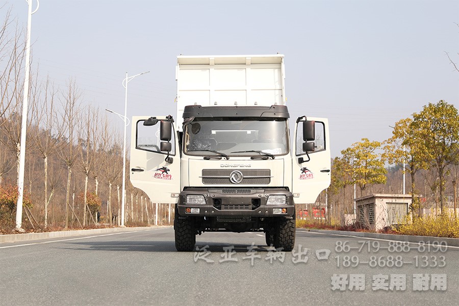 東風(fēng)13噸自卸車，四驅(qū)自卸卡車，4x4自卸車，貨箱加高型自卸車，越野自卸卡車，兩橋礦用自卸車，自卸車出口，自卸車銷售