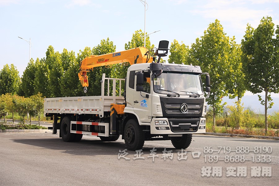 吊車，8噸吊車，隨車起重運輸車，東風吊車，手動10檔隨車起重運輸車